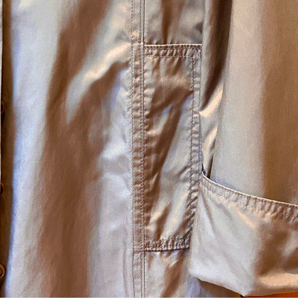 Zara Basic Light Brown Raincoat Rain Jacket S - image 2